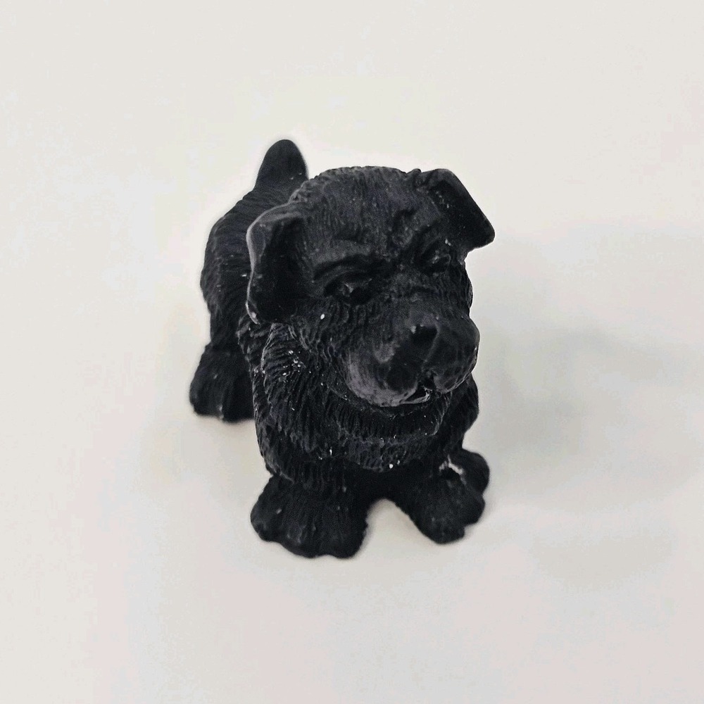 Vtg Miniature Dog Figurine, 1990's